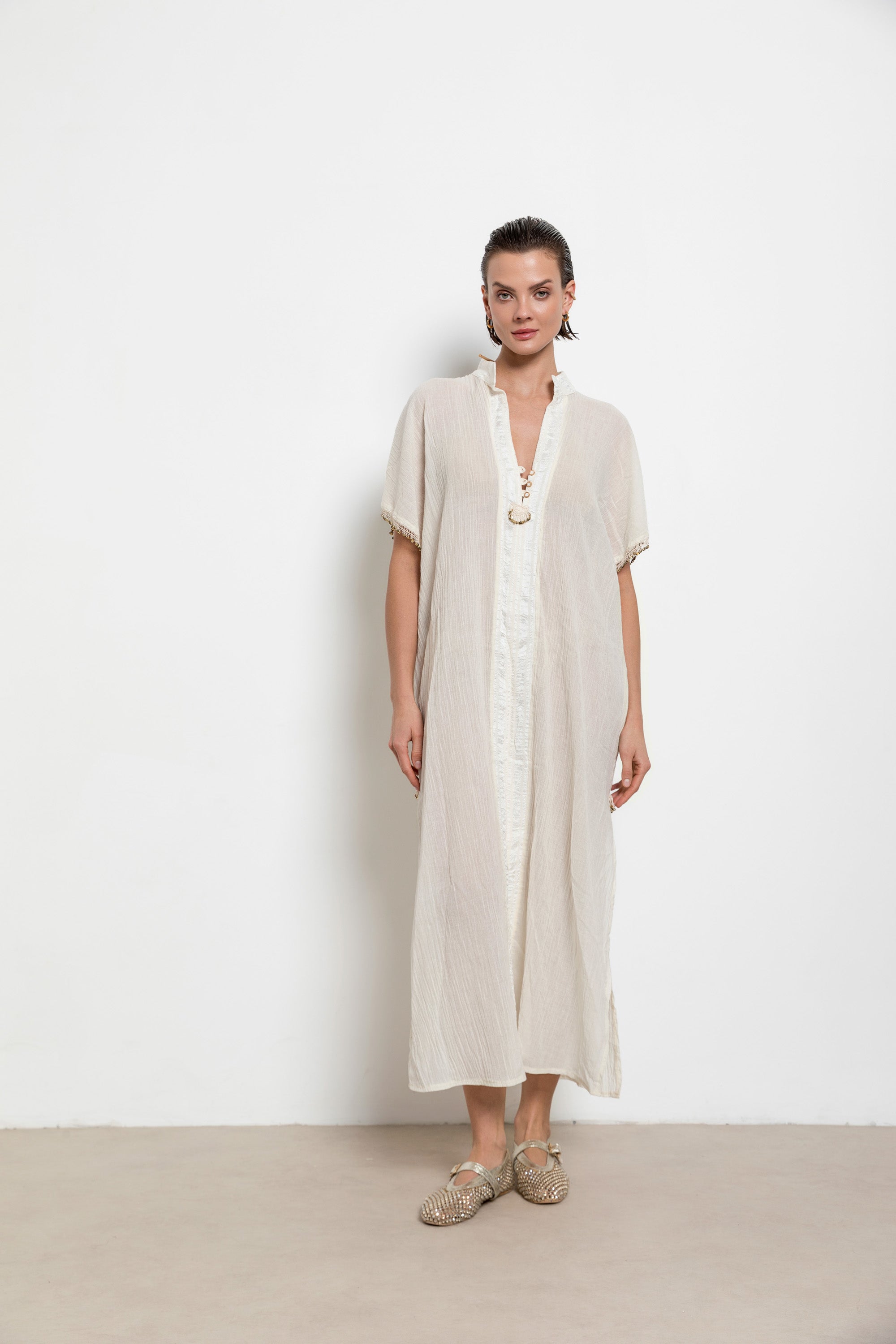 Taciser Caftan Dress Long-Short