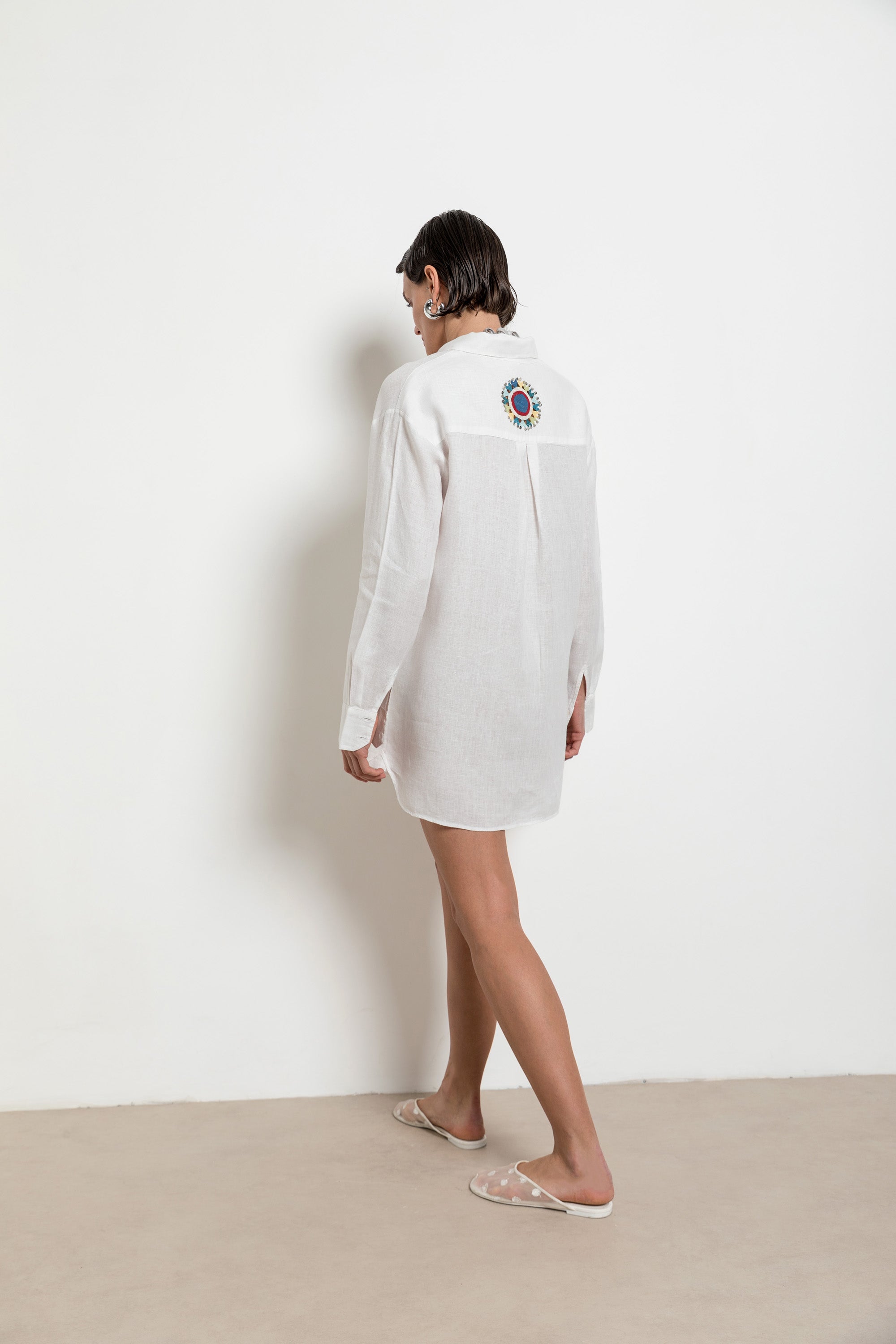 Elif Shirt Blue-White-Black