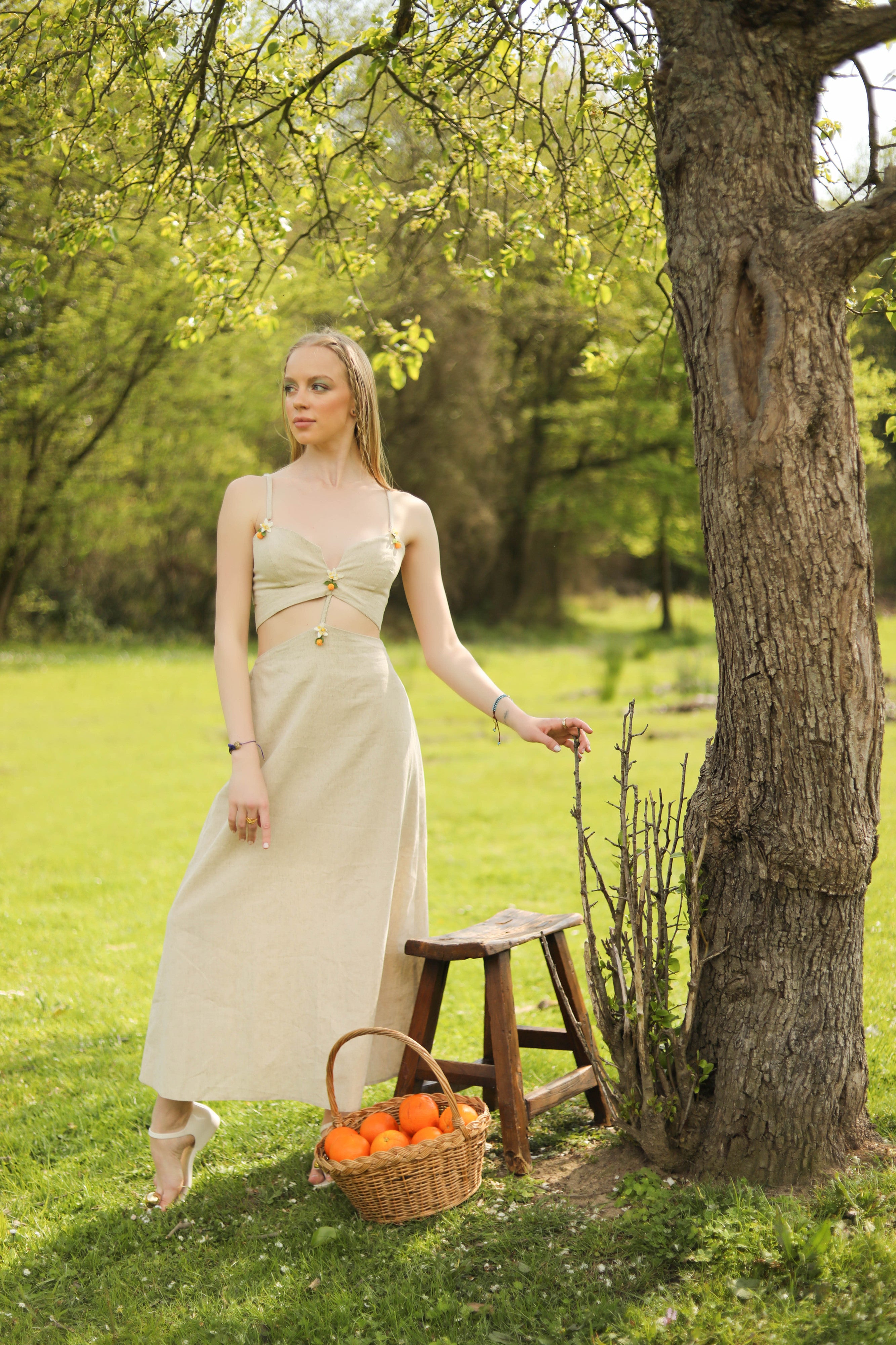 Bodrum Dress Sand Beige