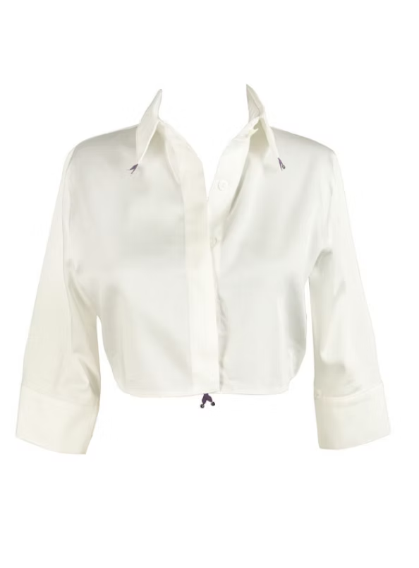 Zendaya Short Shirt Ecru-White