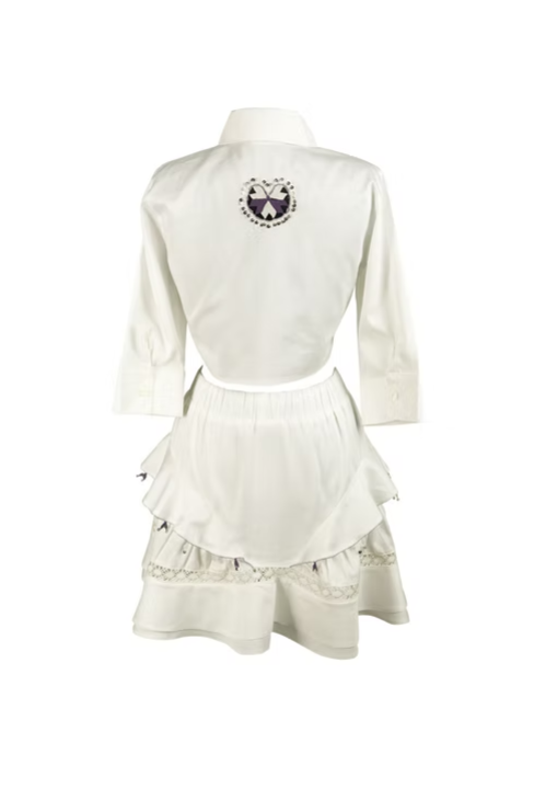 Zendaya Short Shirt Ecru-White