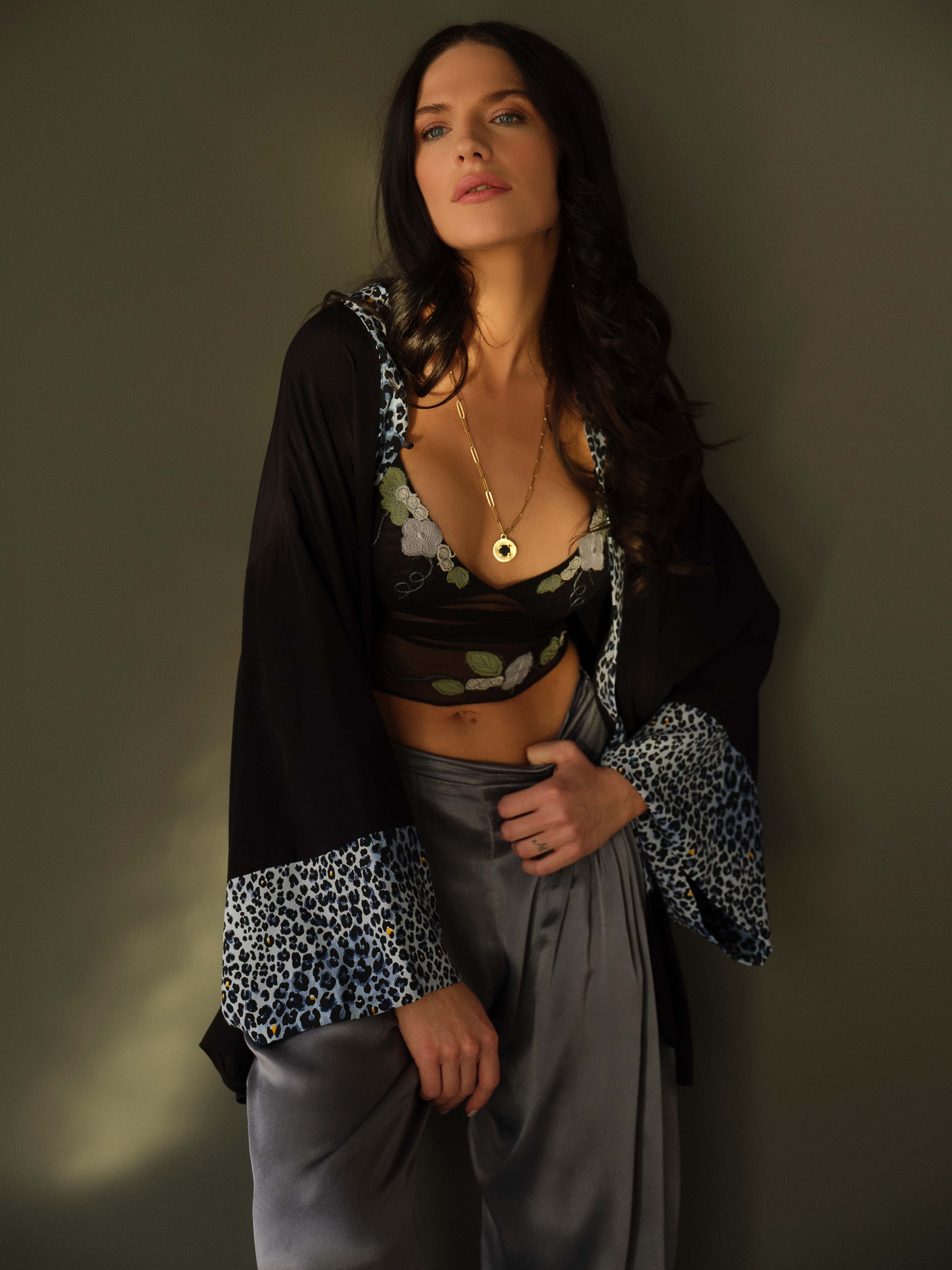 Day&Nite Charme Blue Short Kaftan