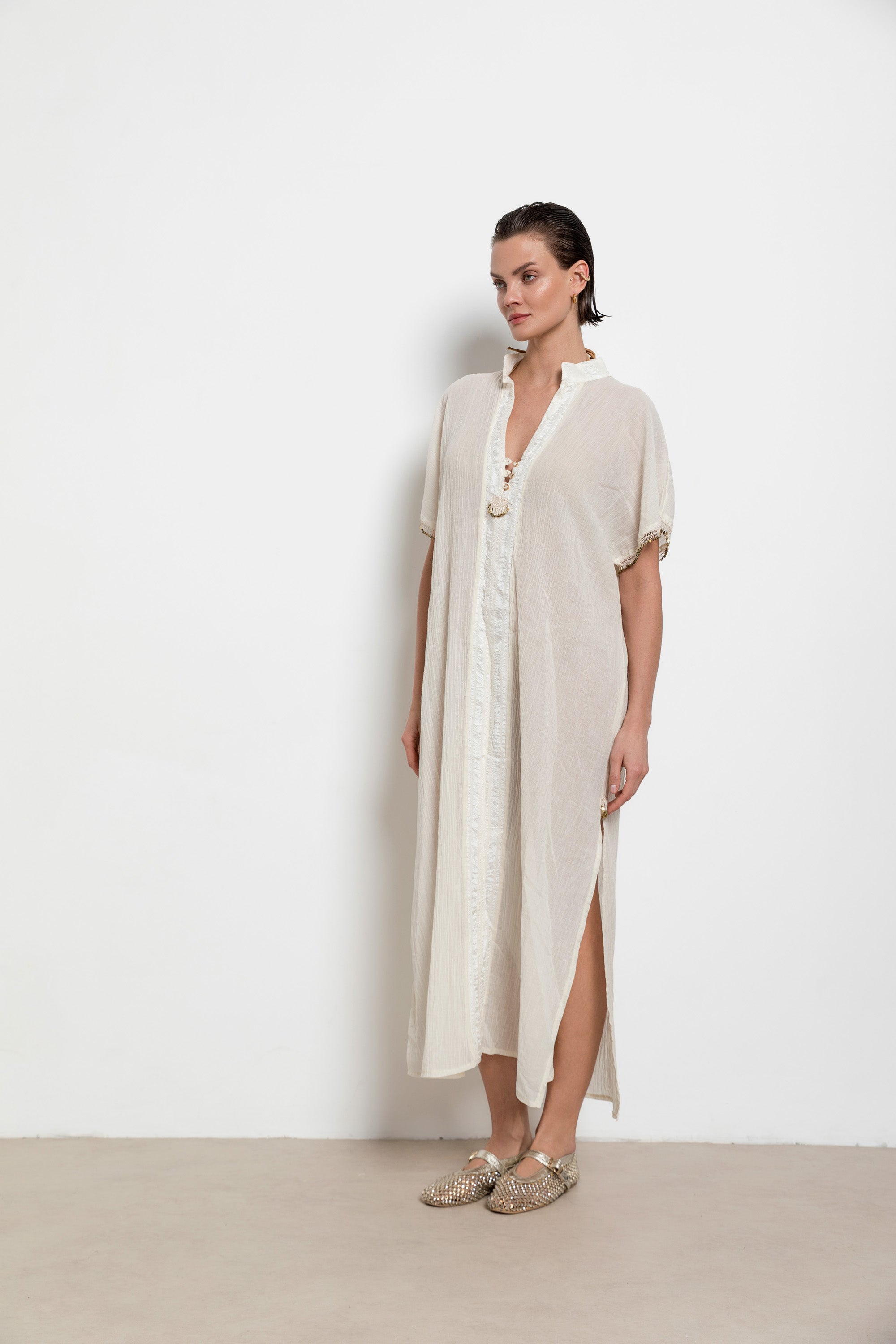 Taciser Caftan Dress Long-Short