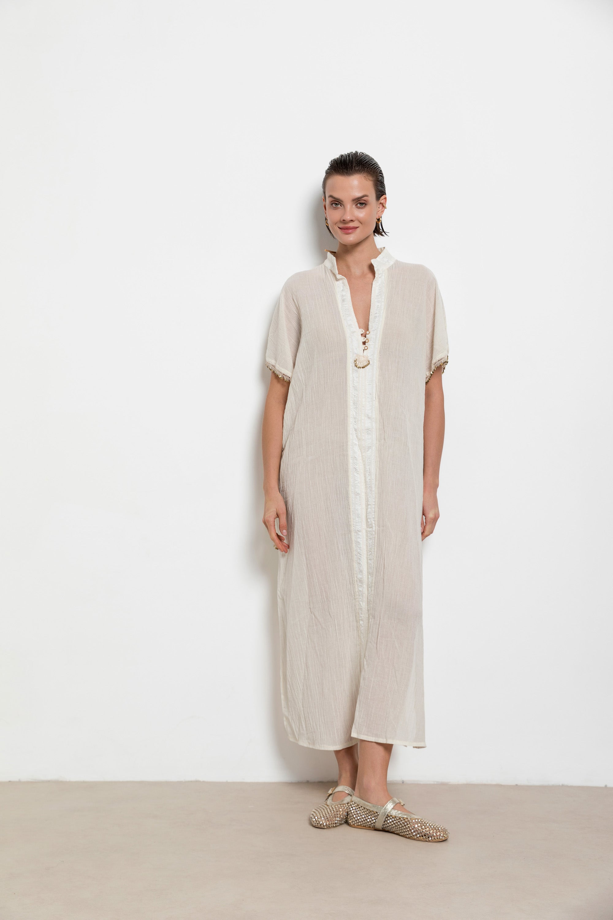 Taciser Caftan Dress Long-Short