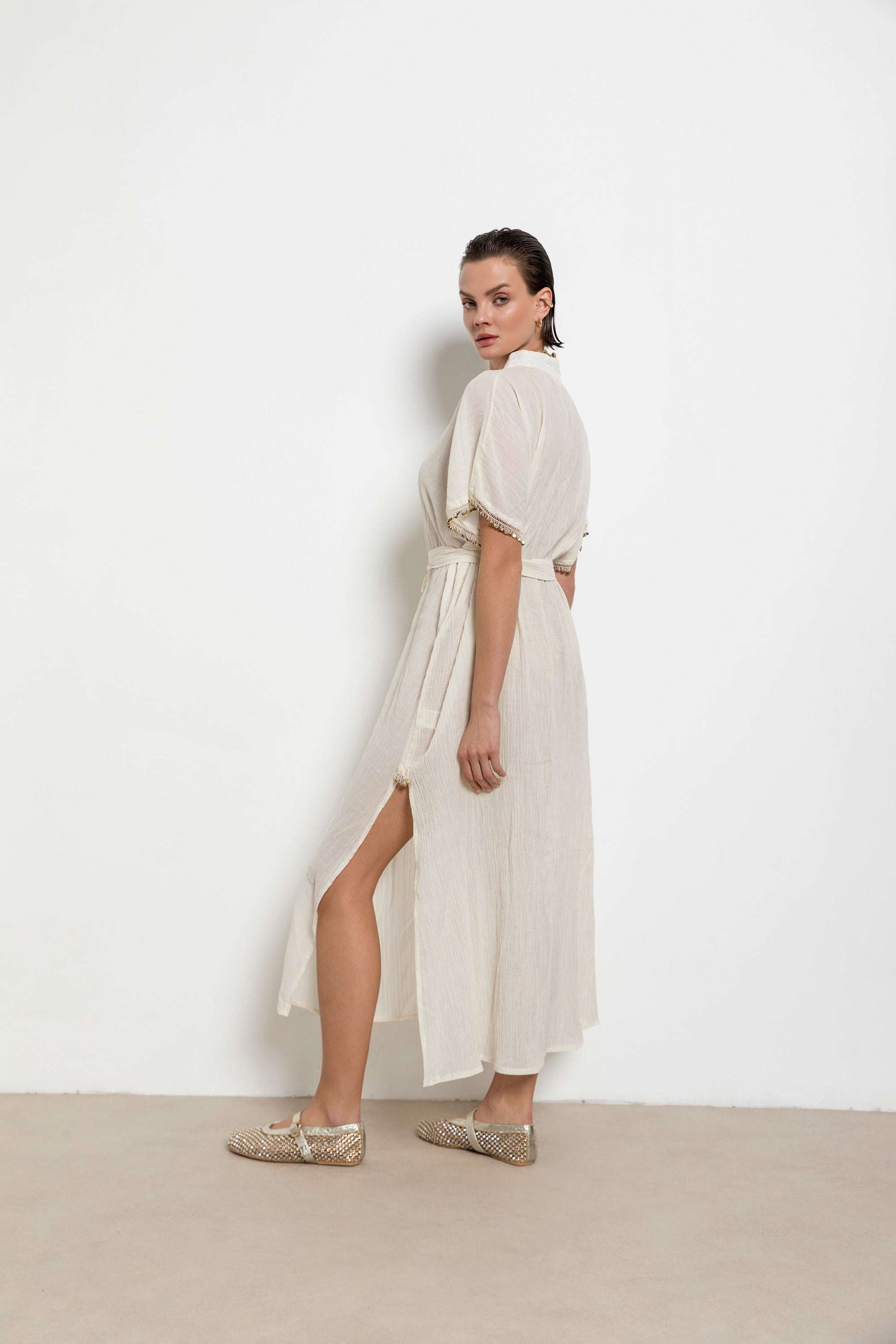 Taciser Caftan Dress Long-Short