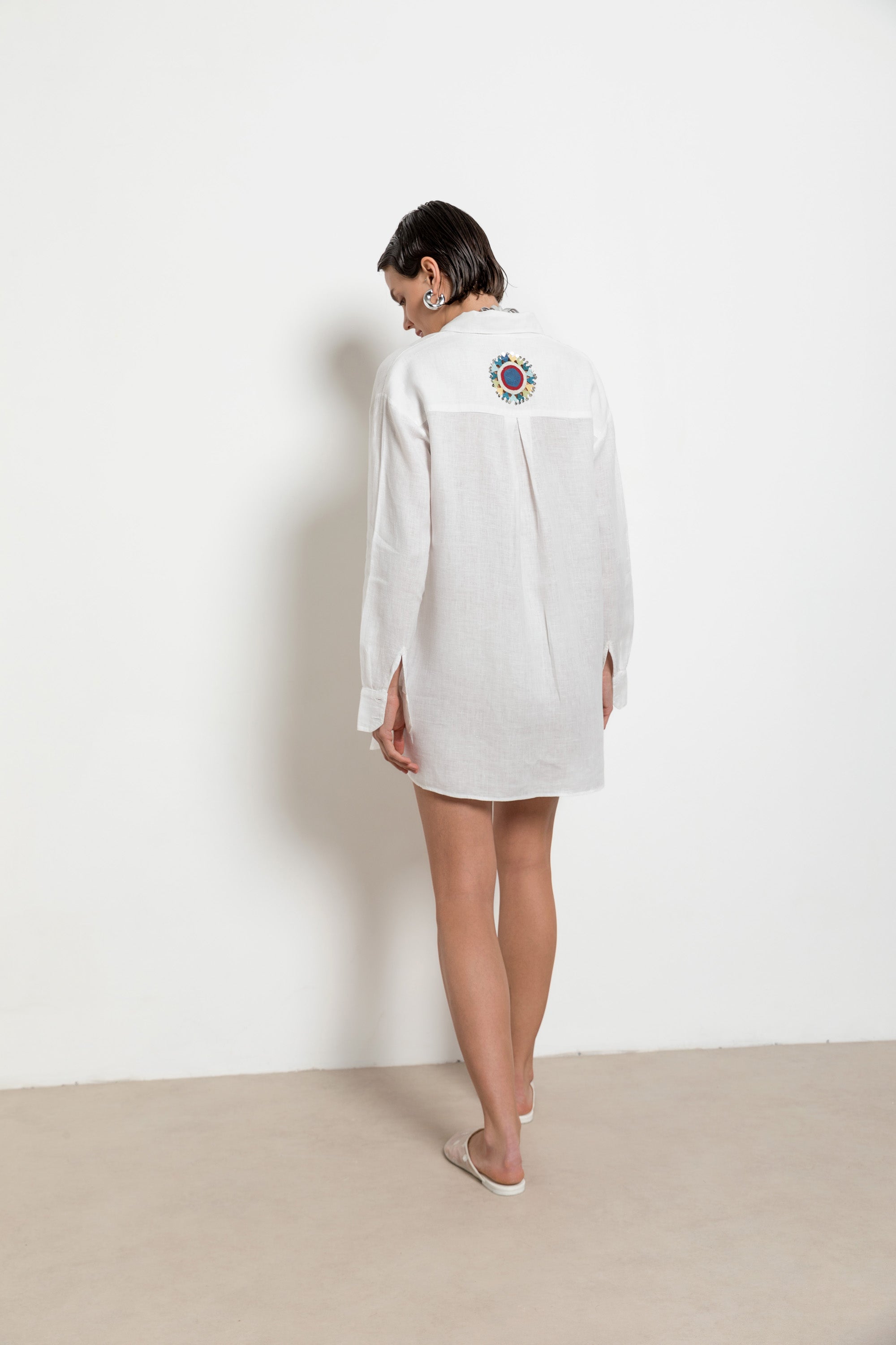 Elif Shirt Blue-White-Black